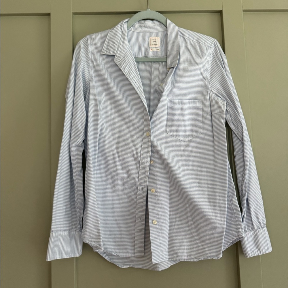 Gap- Classic Blue Striped Women’s  Shirt